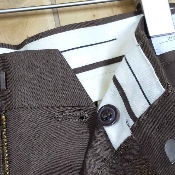 TWINHILL Men's 36 Brown Flat Front Uniform Shorts UPS Workwear NWT Driver Work - Picture 8 of 11